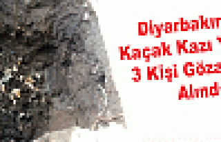 Diyarbakır'da Kaçak Kazı Yapan 3 Kişi Gözaltına...