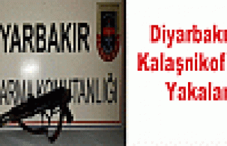 Diyarbakır'da Kalaşnikof Silah Yakalandı