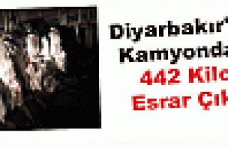 Diyarbakır'da Kamyondan 442 Kilo Esrar Çıktı