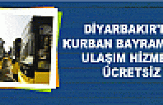 Diyarbakır'da Kurban Bayramı'nda Ulaşım Hizmeti...