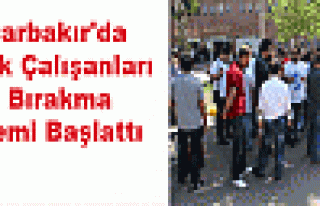 Diyarbakır'da Sağlık Çalışanları İş Bırakma...