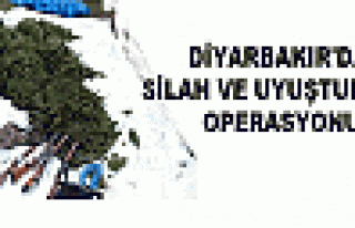 Diyarbakır'da Silah ve Uyuşturucu Operasyonu