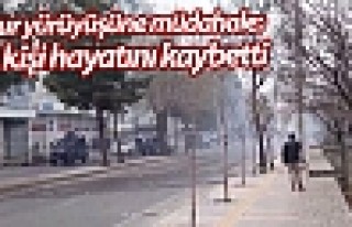 Diyarbakır'da Sur yürüyüşüne müdahale: 1 kişi...