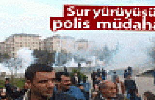 Diyarbakır'da Sur yürüyüşüne müdahale
