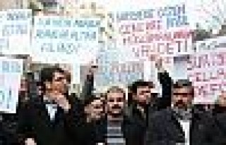 Diyarbakır’da Suriye’deki Katliamlar Protesto...