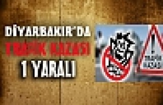 Diyarbakır'da Trafik Kazası: 1 Yaralı