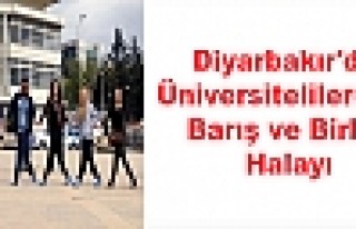 Diyarbakır'da Üniversitelilerden, Barış ve Birlik...