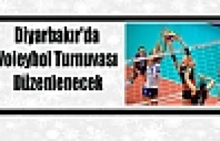 Diyarbakır'da Voleybol Turnuvası Düzenlenecek
