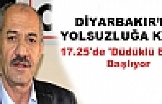 Diyarbakır'da Yolsuzluğa Karşı 17.25'de 'Düdüklü...
