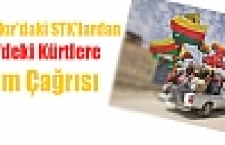 Diyarbakır'daki Stk'lardan Suriye'deki Kürtlere...