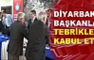Diyarbakır'ın Başkanları Tebrikleri Kabul Etti