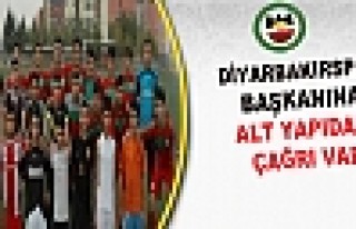 Diyarbakırspor Başkanına Alt Yapıdan Çağrı...