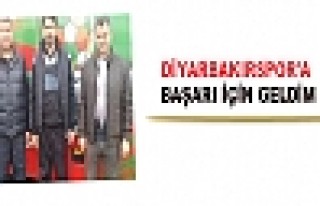 Diyarbakırspor'a Başarıya Geldim