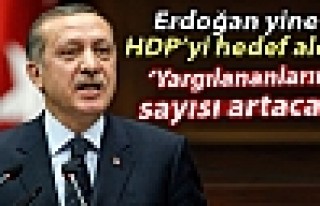Erdoğan yine HDP’yi hedef aldı: Yargılananların...