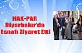 HAK-PAR Diyarbakır'da Esnafı Ziyaret Etti