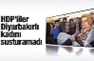HDP'liler Diyarbakırlı kadını susturamadı!