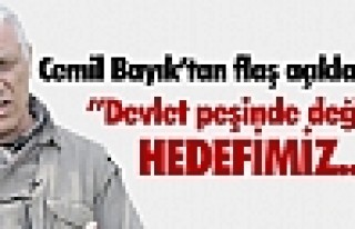 Kandil: PKK devlet kurma derdinde olan milliyetçi...