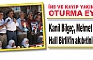 Kayıp yakınları Kamil Bilgeç, Mehmet Bilgeç ve...
