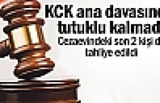 KCK ana davasında tutuklu kalmadı