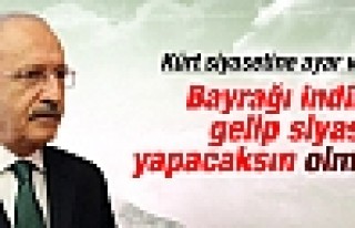 Kılıçdaroğlu'ndan Lice'de indirilen bayrak yorumu