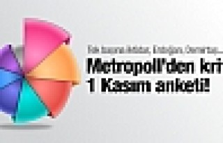 Metropoll 1 Kasım anketini iş adamlarına açıkladı