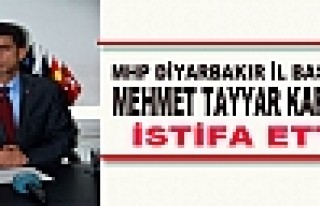 MHP Diyarbakır İl Başkanı İstifa Etti