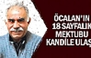 Öcalan'ın KCK'ye mektubu Kandil'e ulaştı
