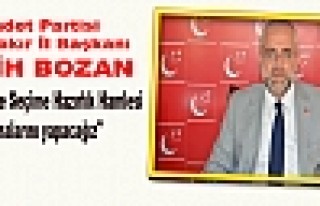 Saadet Partisi Diyarbakır İl Başkanı Bozan Açıklaması