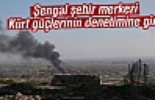 Şengal şehir merkezi Kürt güçlerinin denetimine...