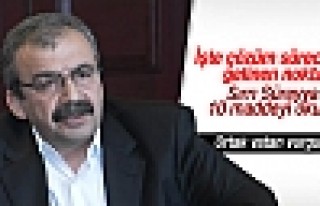 Sırrı Süreyya Önder 10 maddelik bildiriyi okudu