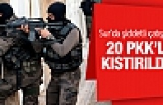 Sur'da şiddetli çatışma! 20 PKK'lı kıstırıldı