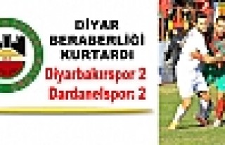 Yeni Diyarbakırspor - Dardanelspor: 2-2