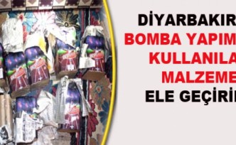 Diyarbakır'da Bomba Yapımında Kullanılan Malzeme Ele Geçti
